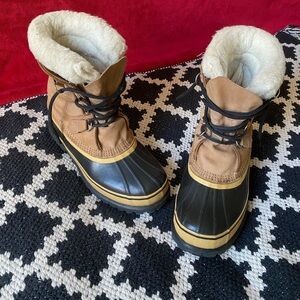 Vintage Sorel Caribou boots made in Canada